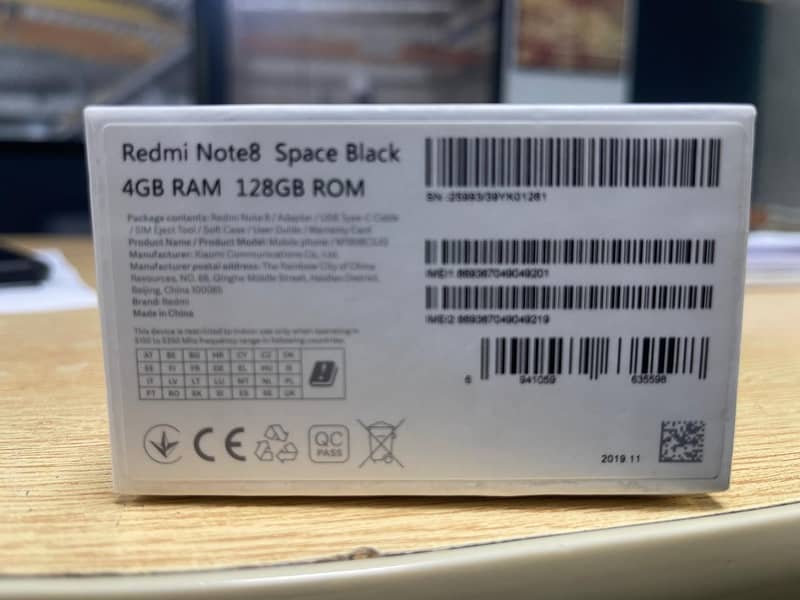 REDMI NOTE 8 (SPACE BLACK) 4/128 6