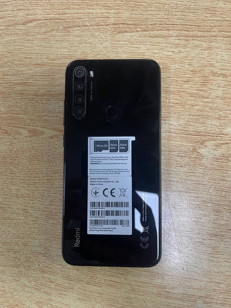 REDMI NOTE 8 (SPACE BLACK) 4/128 8