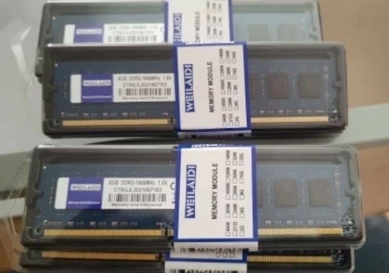 8Gb DDR3L 1600mhz Ram new Seal Packed 3