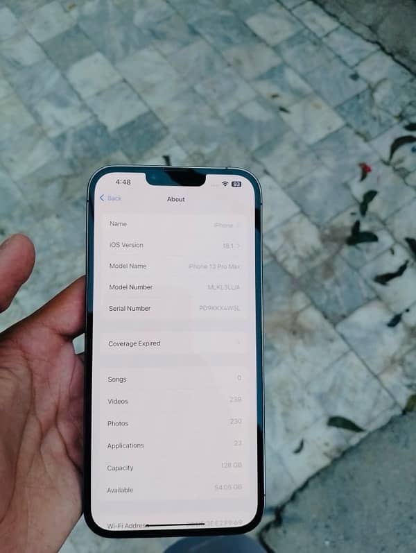 I am selling my iPhone 13 Pro Max jv 128gb 86% health waterproof check 8