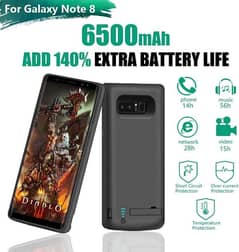 Samsung Galaxy Note 8 Battery Case(RUNSY) 6500mAh Rechargeable Battery