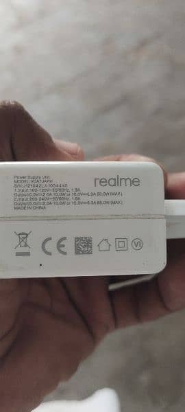 Realme 7 pro 8+5 Ram 128 memory 65W original charger 9