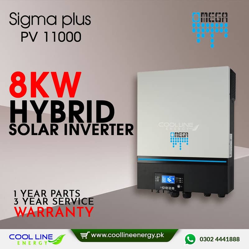 8kw Omega Sigma plus Hybrid Inverter 0