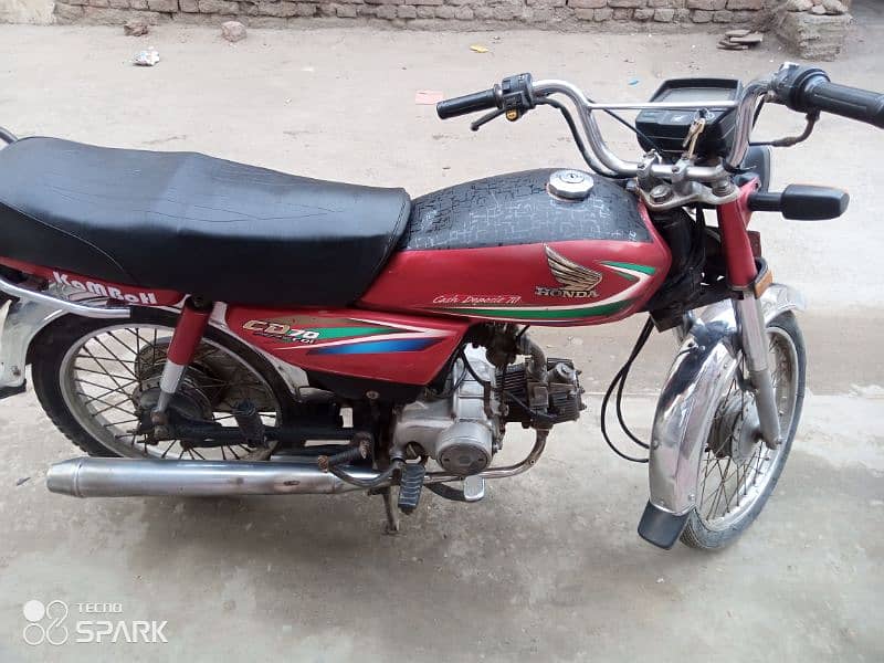 Bike is a Good condition Whatsapp number 03075749256 3