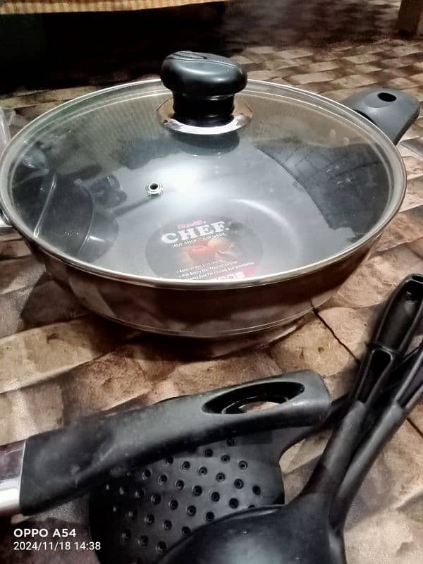 chef non stick set. . 3