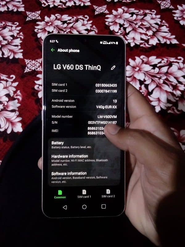 LG V60 Thinq 5G daul sim exchang Also posibal 6