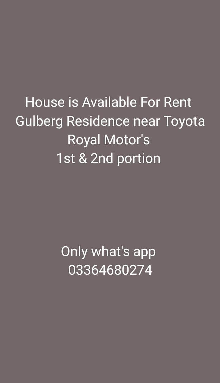 1st & 2nd Portion Available for Rent 0