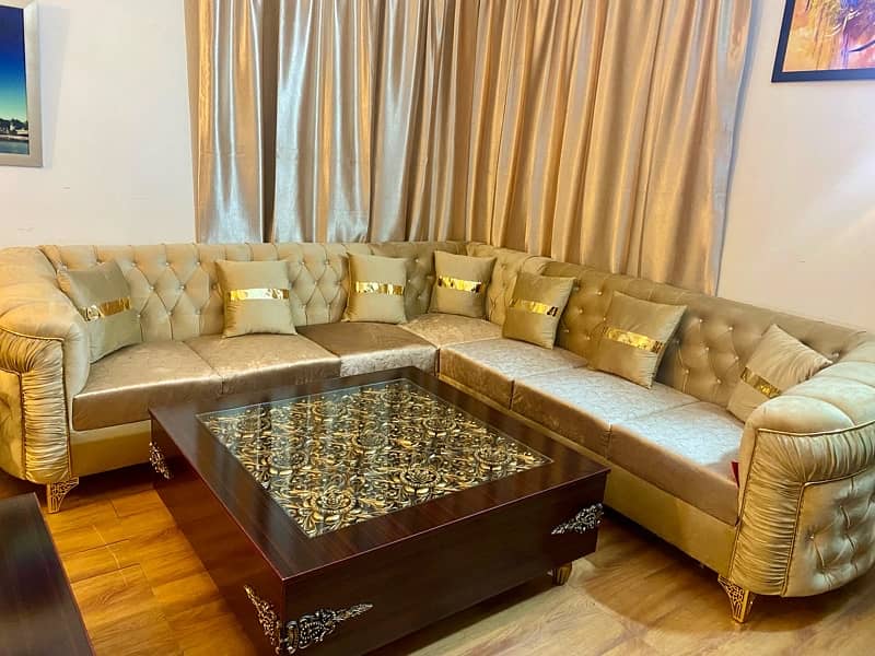 Few months used 7,seater Lshape corner,sofa set excellent condition 3