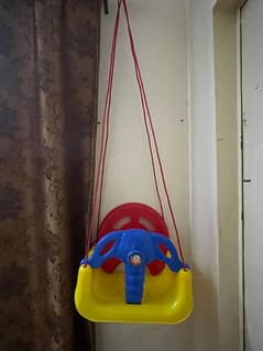 Heavy plastic material swing