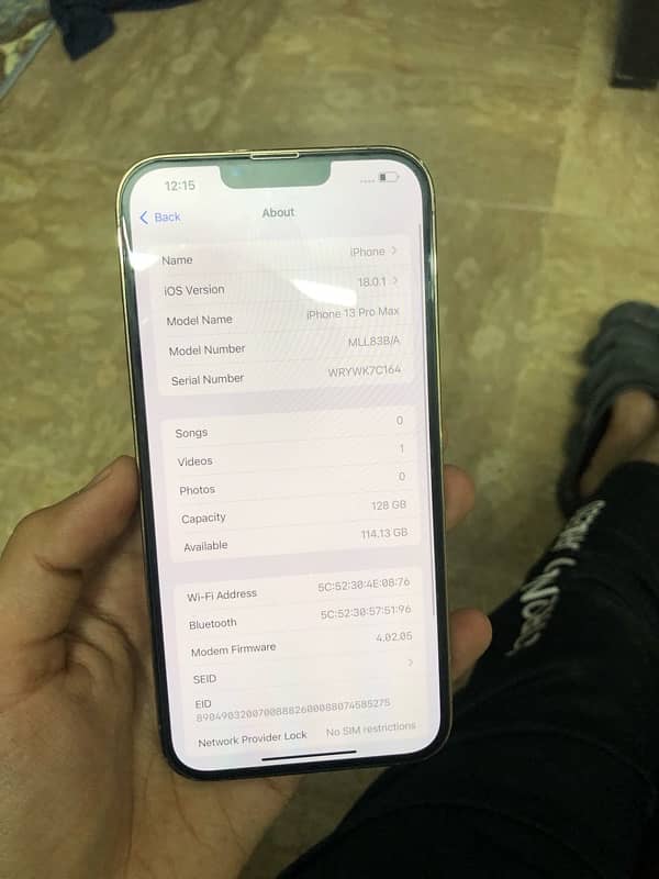 iphone 13 pro max 128 gb 5