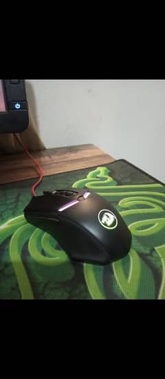 Red dragon gaming mouse