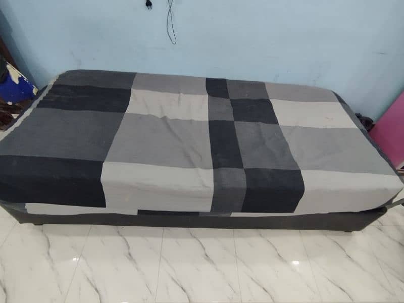 single bed with mattress 2