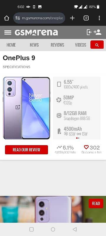 One Plus 9 5G Snapdragon 888 5