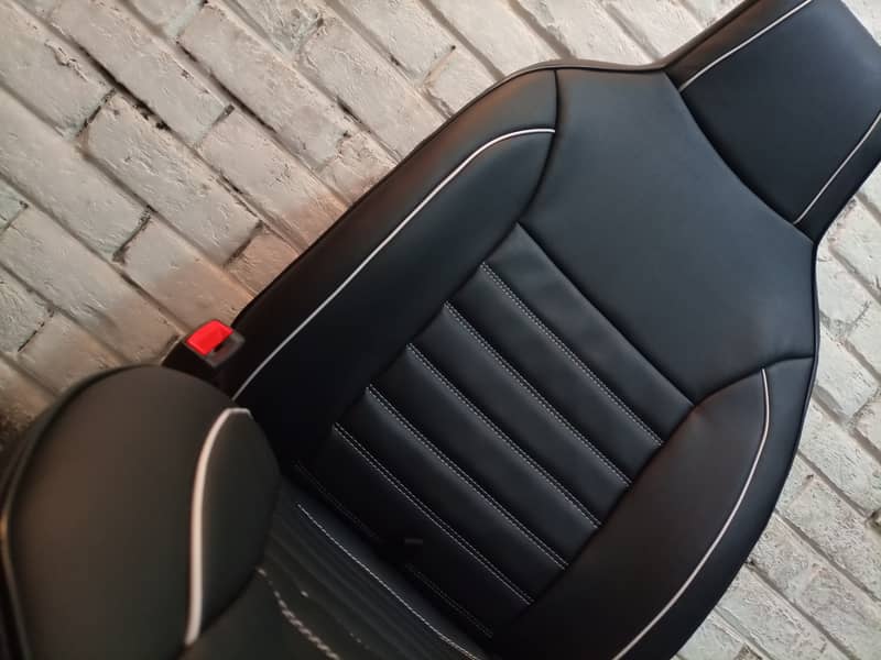 SUZUKI ALTO(660) poshish seat covers in japanese ethlese leather 4