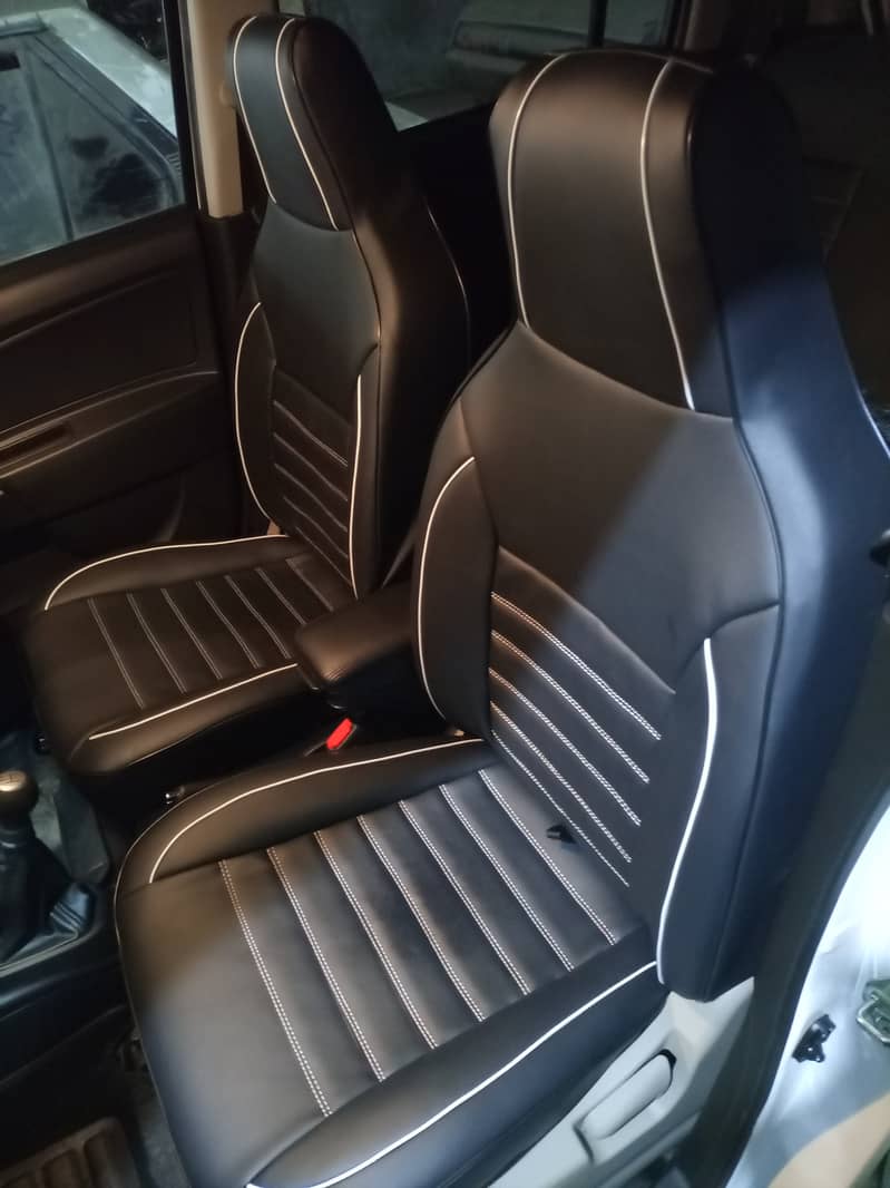 SUZUKI ALTO(660) poshish seat covers in japanese ethlese leather 5