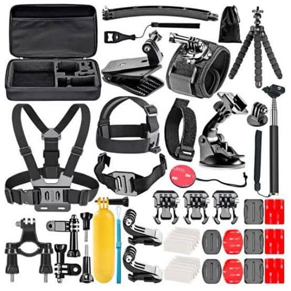 Gopro accessories kit 50 in 1 Gopro mount kit dji mount kit action Cam 0