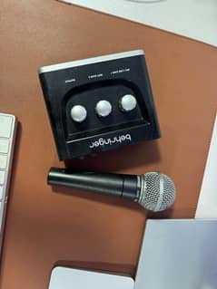 Shure sm58 dynamic mic with uphoria um2