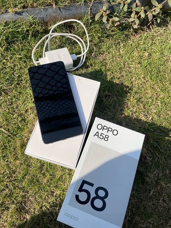 Oppo A58 With box accessories 1