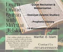 Online Quran with tajveed, deeniyat and prophets history