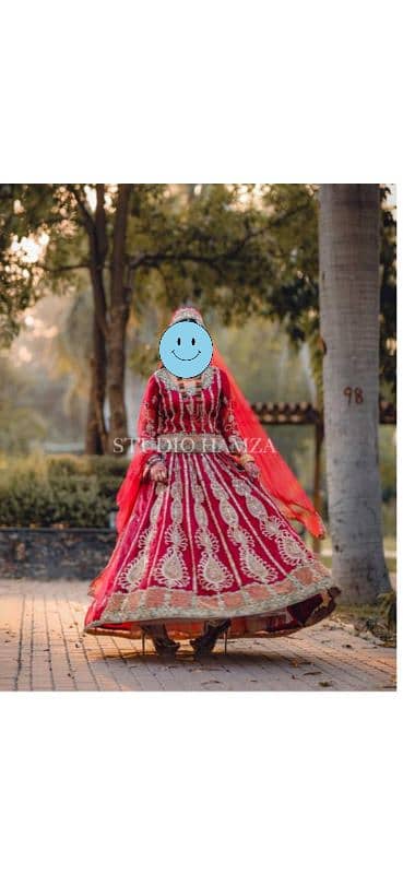 bridal lehnga dress with maching pouch 0