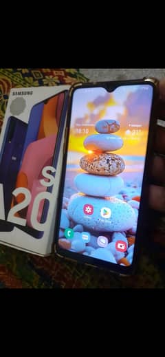 Samsung A20S full box 3_32  no fault not repair ۔