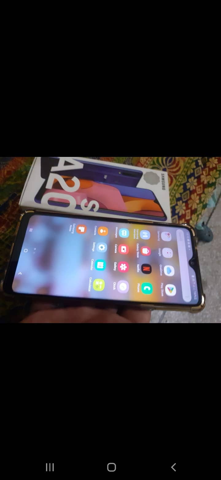 Samsung A20S full box 3_32  no fault not repair ۔ 1