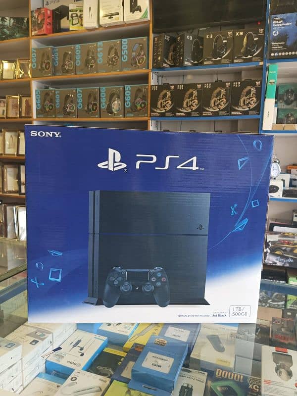 playstation 4 ps4 fat 500gb complete box with warranty 1