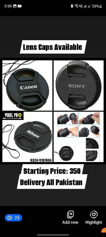 Canon, Nikon, Sony Lens cap available 67mm Lens cap camera lens cap 0