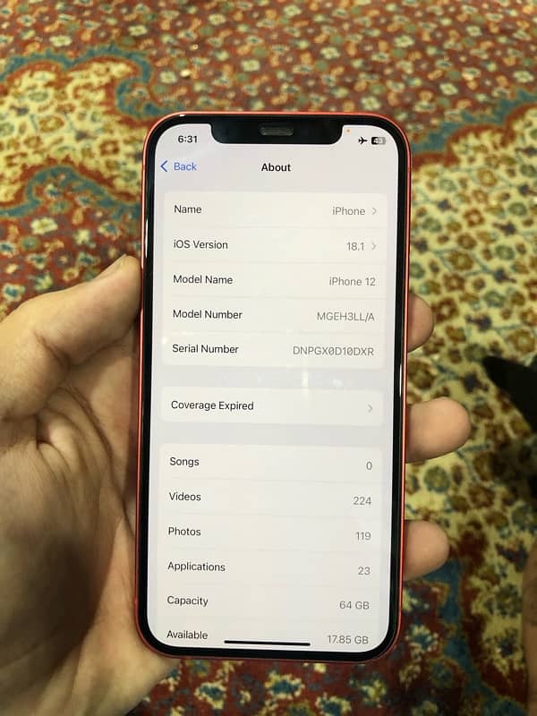 iPhone 12 64Gb Non Pta 0