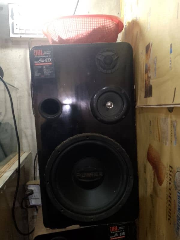 sony amplifier and power woofer 12 inch 4