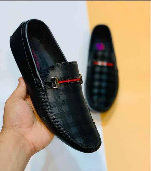 men rexine casual loafers 1