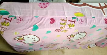 Sofa Cum bed with Pink Cover