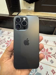 iPhone 15 pro max black titanium PTA registered