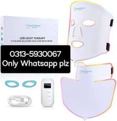 Led light therapy face mask 06 colour anti wrinkle skin rejuvenation