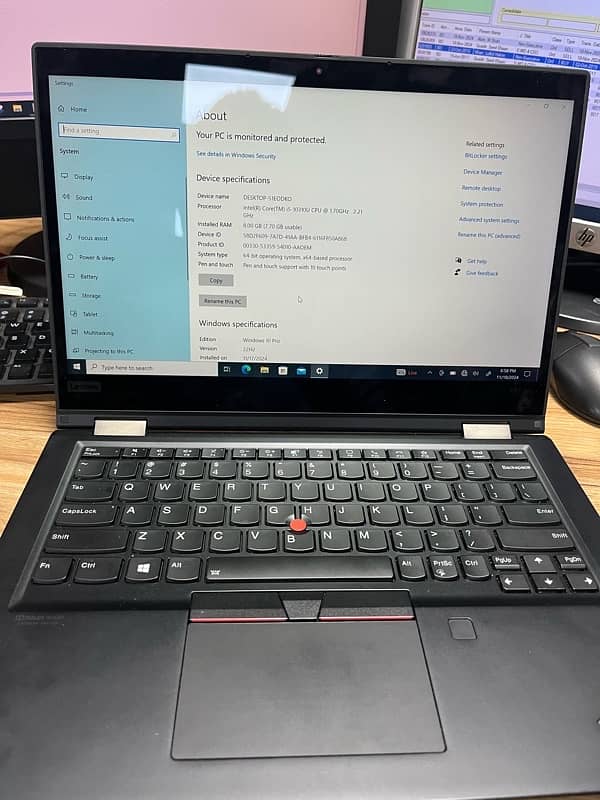 Lenovo i5 10th generation touch screen 13' 4