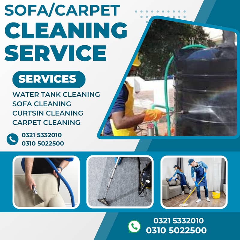 Water Tank Cleaning/ Sofa Cleaning /Carpet Cleaning/ Car Seat Cleaning 6