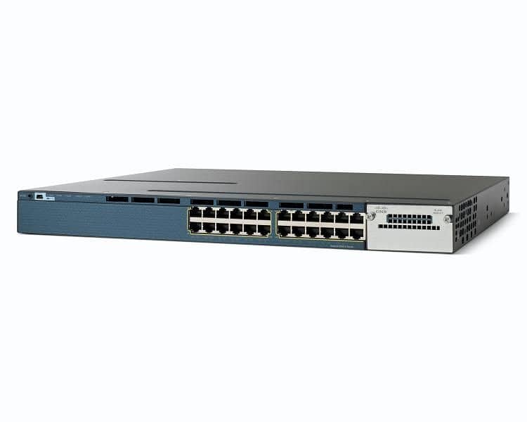 Cisco switch 3560x-24 PoE+ with 1G card 9