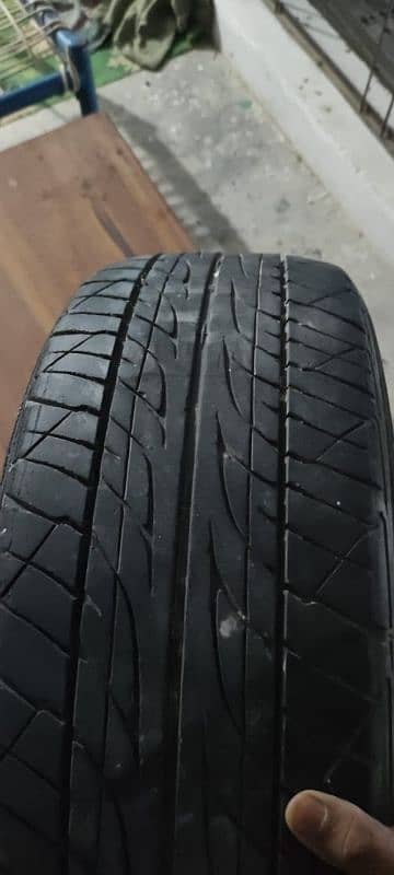 steel rim with Dunlop good condition tyres 215/55/R17 2