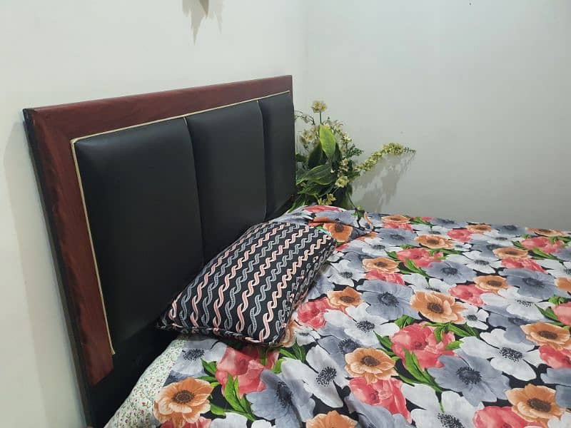 bed with spring mattress 2