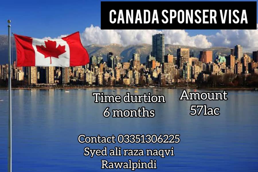 Canada sponser visa available 0