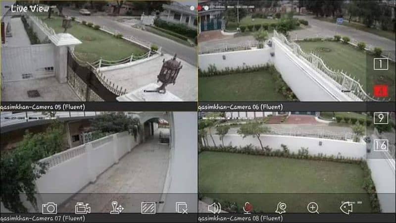 cctv | 4 Cameras Complete Package | Dvr | Security Camera | Hikvision 12