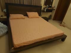 King size bed for sale with and without Master Molty Ortho Foam