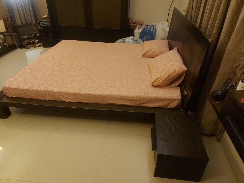 King size bed for sale with and without Master Molty Ortho Foam 6