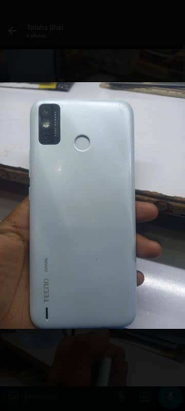 tecno spark 6go panal Chang ha finger work nh kRTA ha condition OK ha 0