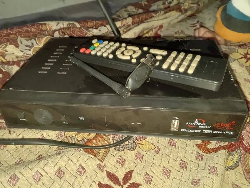 Dish and receiver sim wala plus wifi Xtra tenda for sale 1