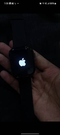 apple logo series 9 watch with free metal strap