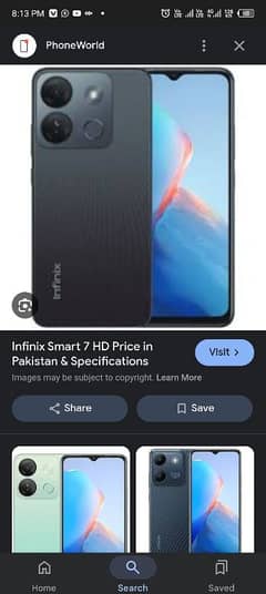 infinx smart 7.4+3  64 gb set charger exchange possible