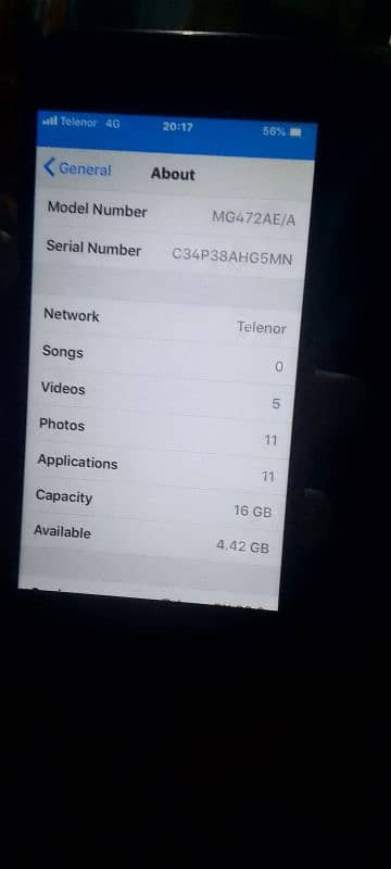 I phone 6 16gb pta aproved 1