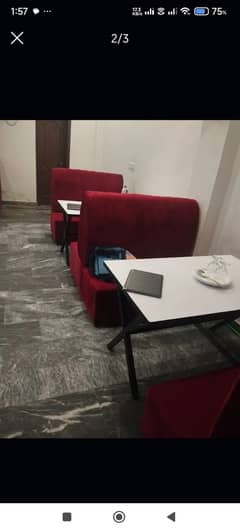 Restaurant Sofa and tables