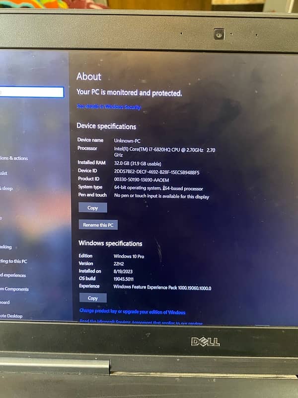 Dell Precision 7520 5